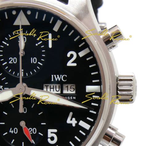 crono 24 iwc flighcronograph|IWC Pilot Fliegerchronograph quadrante dial nero black.